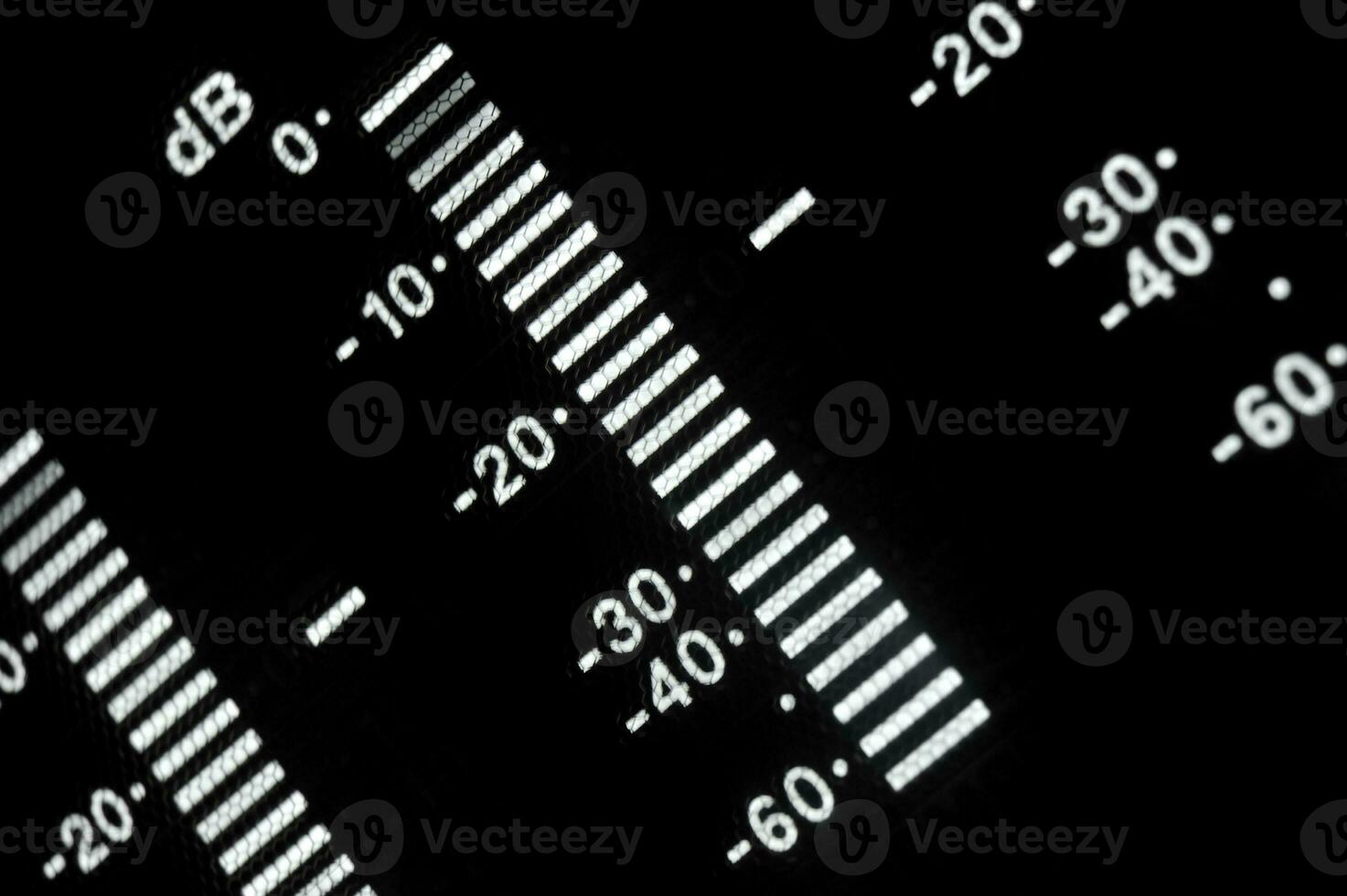 macro visualizzazione degli scatti di il trasmissione video giocatore, equalizzatore foto