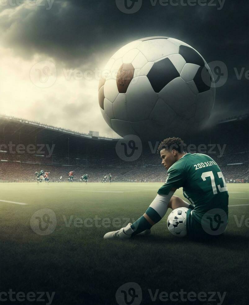 footbal e calcio gioco foto