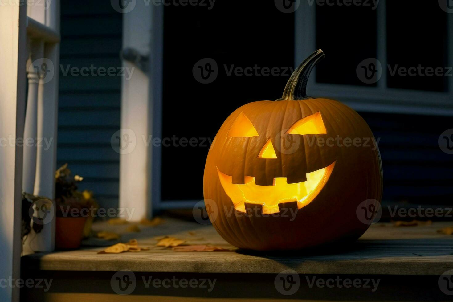 Halloween zucca verdure. creare ai foto