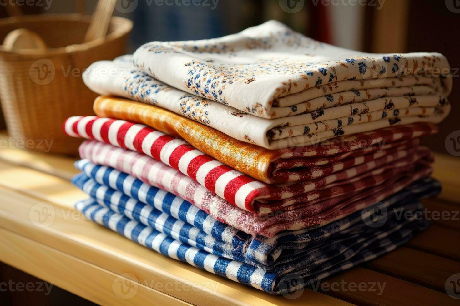 collezione di naturale cucina asciugamani.. 28137630 Stock Photo su Vecteezy