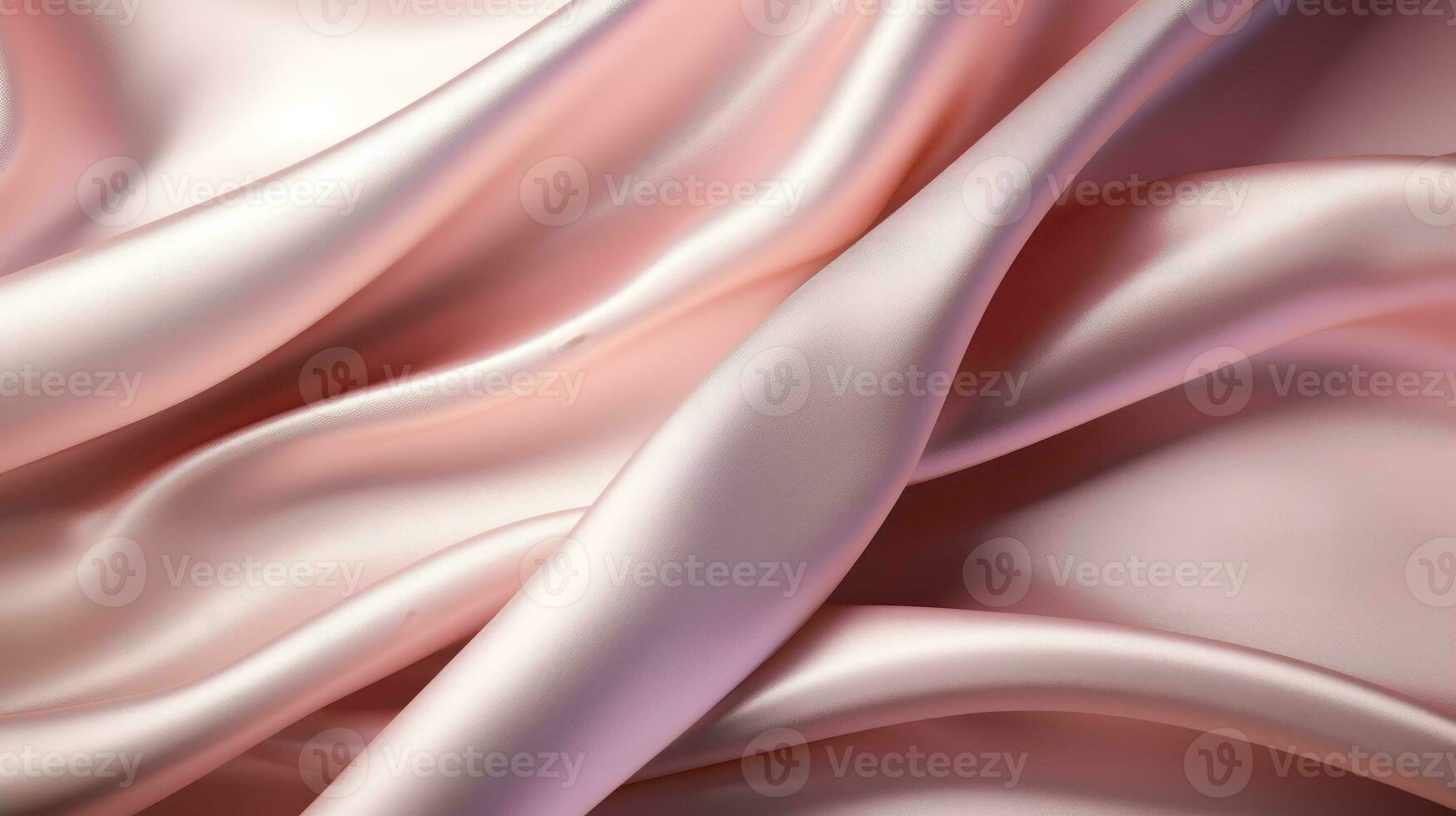 lussuoso rosa raso tessuto con liscio e brillante struttura ai generativo foto