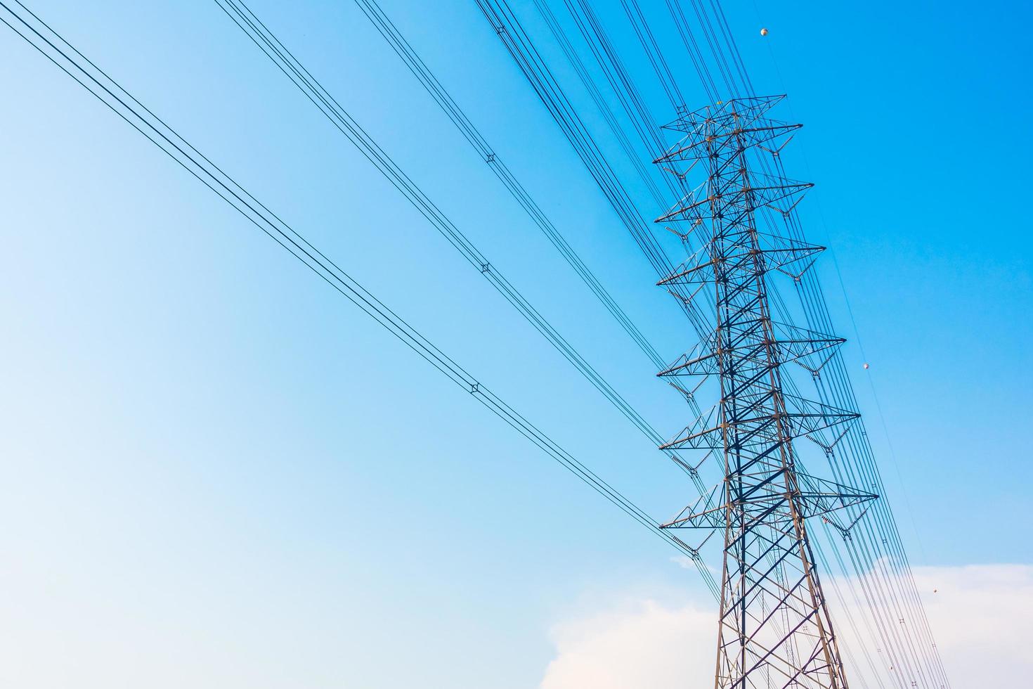 postazione elettrica ad alta tensione foto