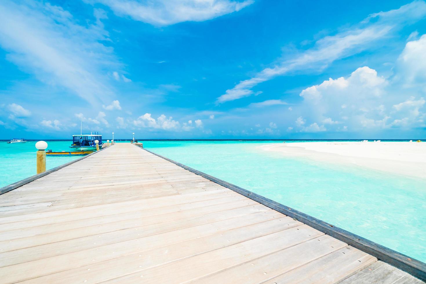 bellissima isola delle Maldive foto