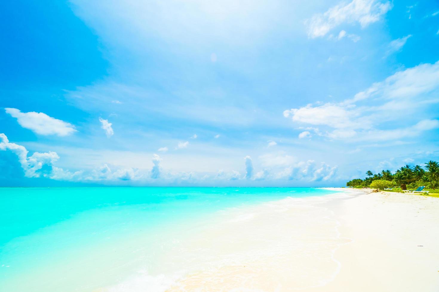 bellissima isola delle Maldive foto