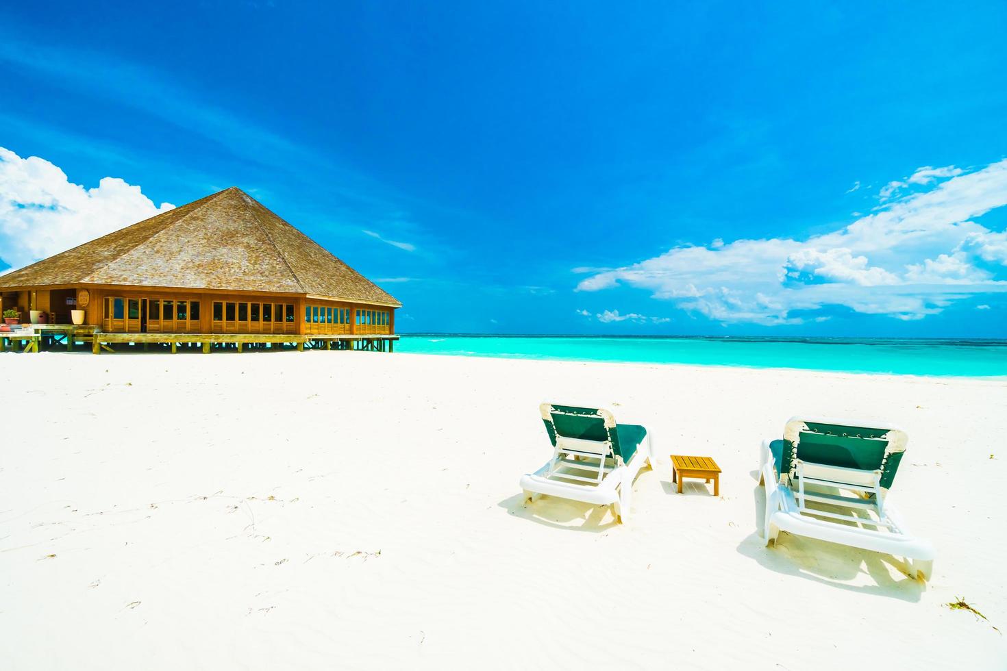 bellissima isola delle Maldive foto