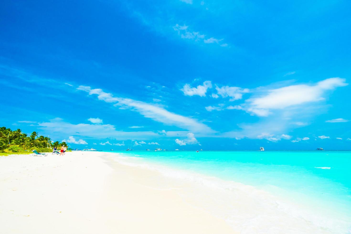 bellissima isola delle Maldive foto