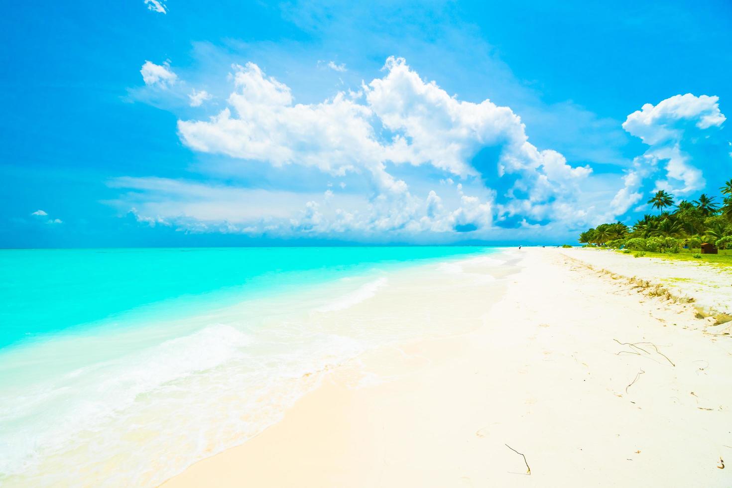 bellissima isola delle Maldive foto