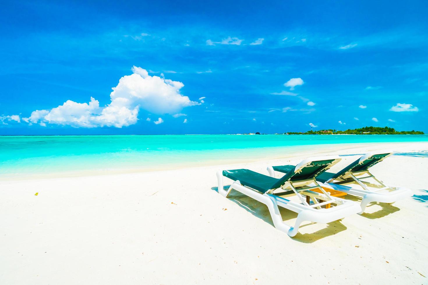 bellissima isola delle Maldive foto