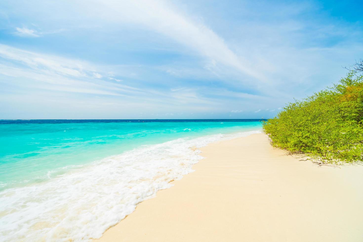 bellissima isola delle Maldive foto