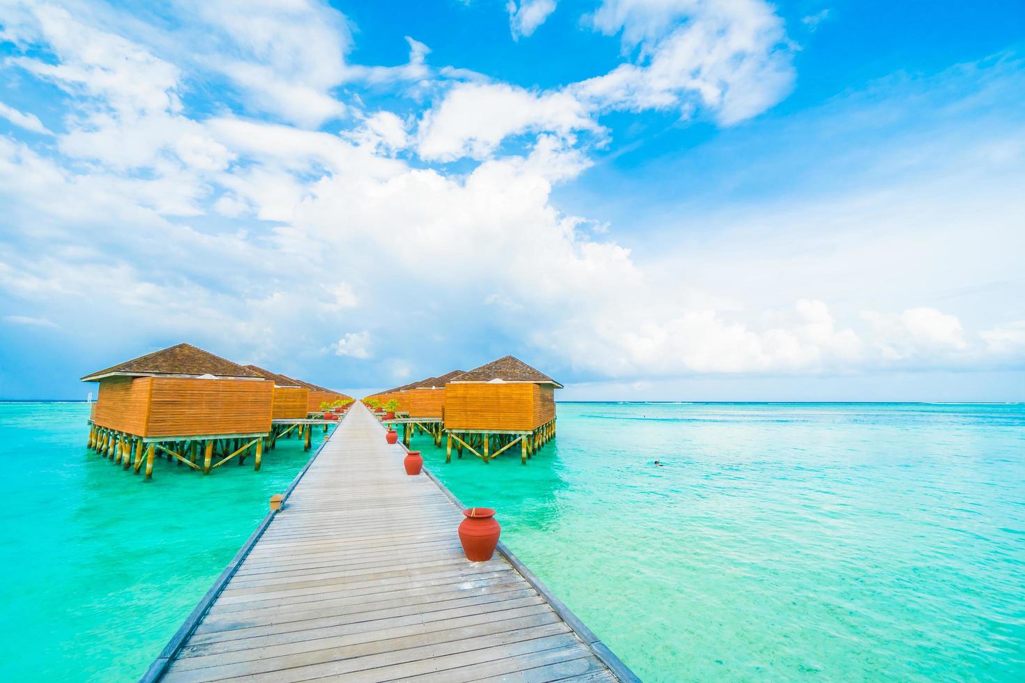 bellissima isola delle Maldive foto