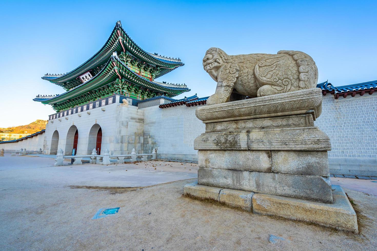 palazzo gyeongbokgung in corea del sud foto