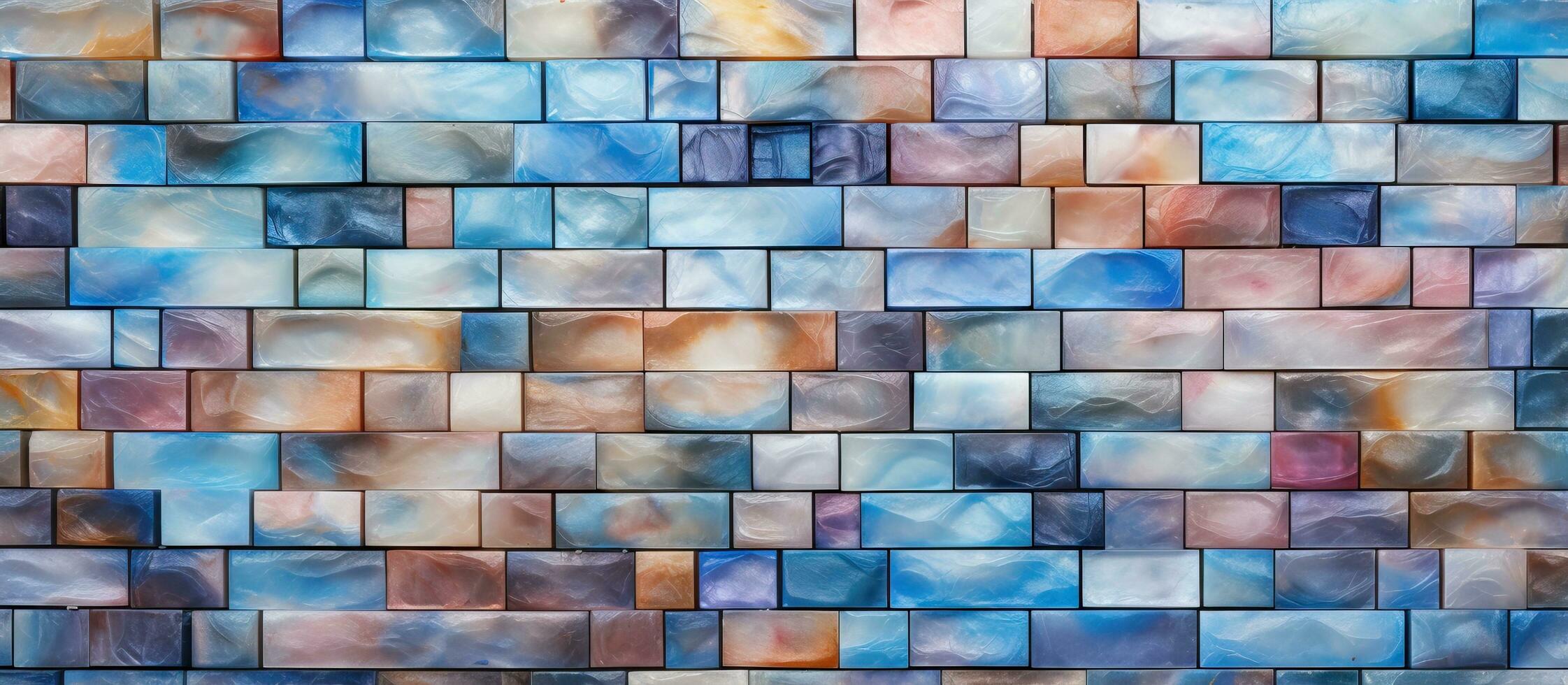 sfondo con strutturato mosaico piastrelle foto