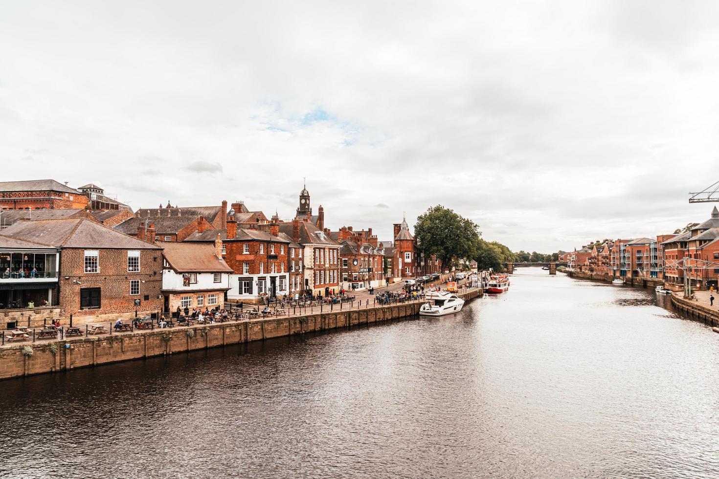 York City con il fiume Ouse a York Regno Unito foto