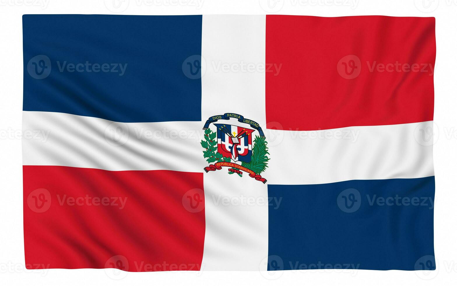 bandiera della repubblica dominicana foto