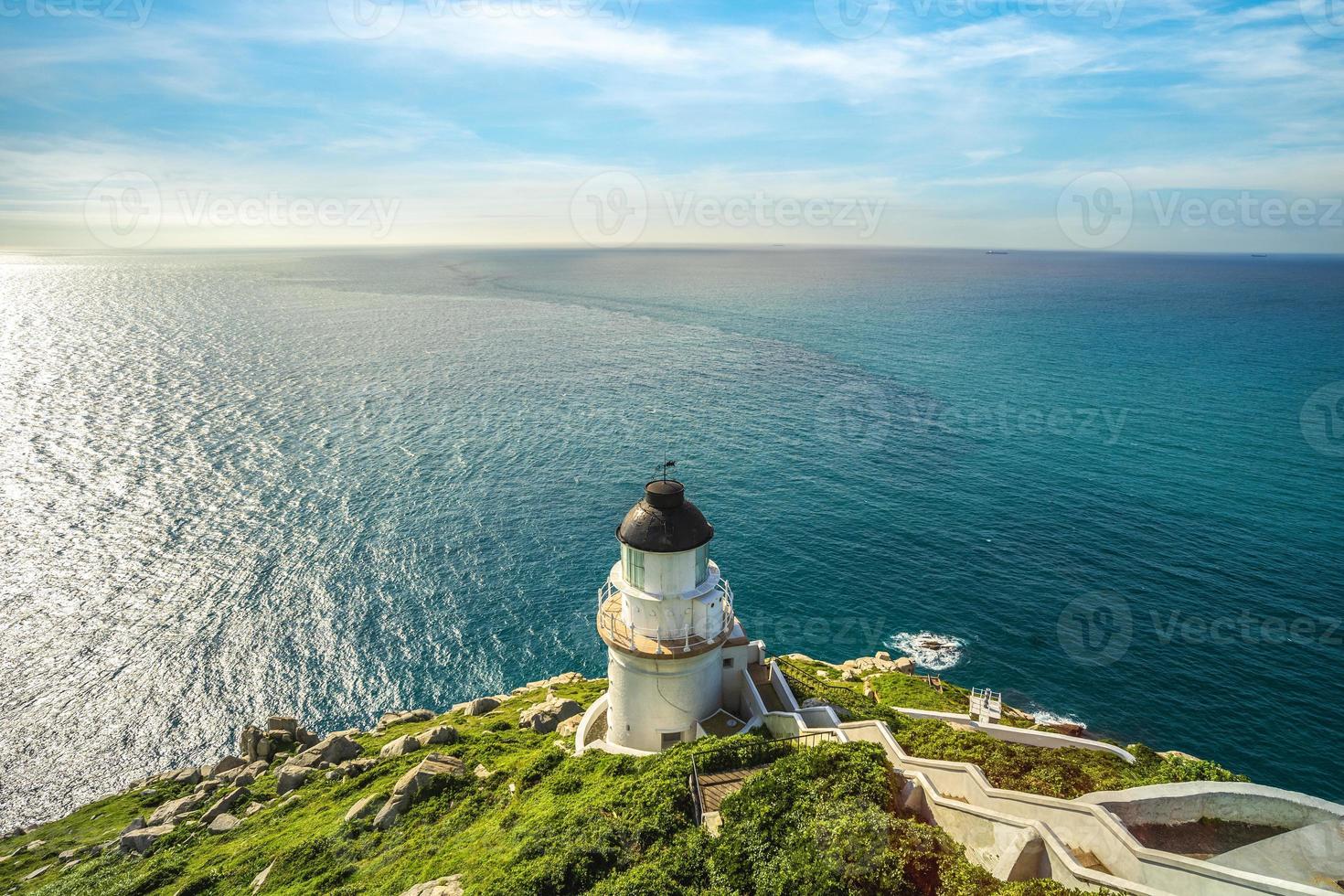 il faro di dongyong, nella cittadina di dongyin, matsu, taiwan foto