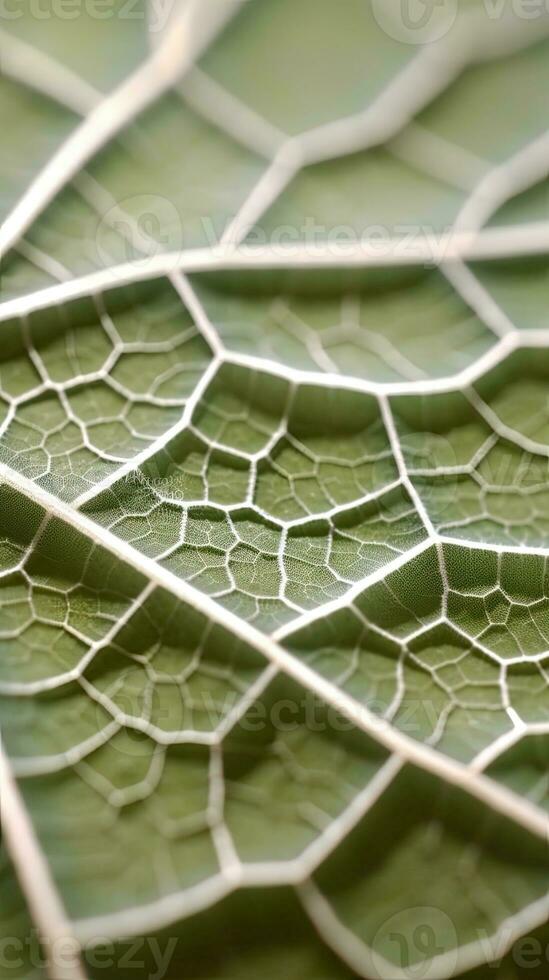 un' micro verde foglia sfondo foto