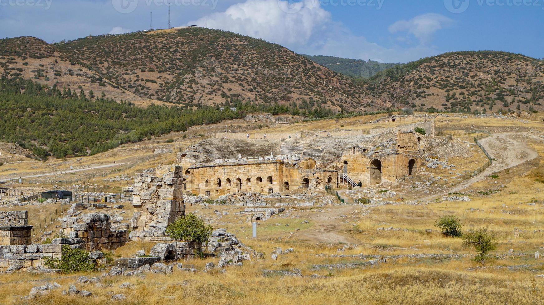 rovine antiche di hierapolis foto