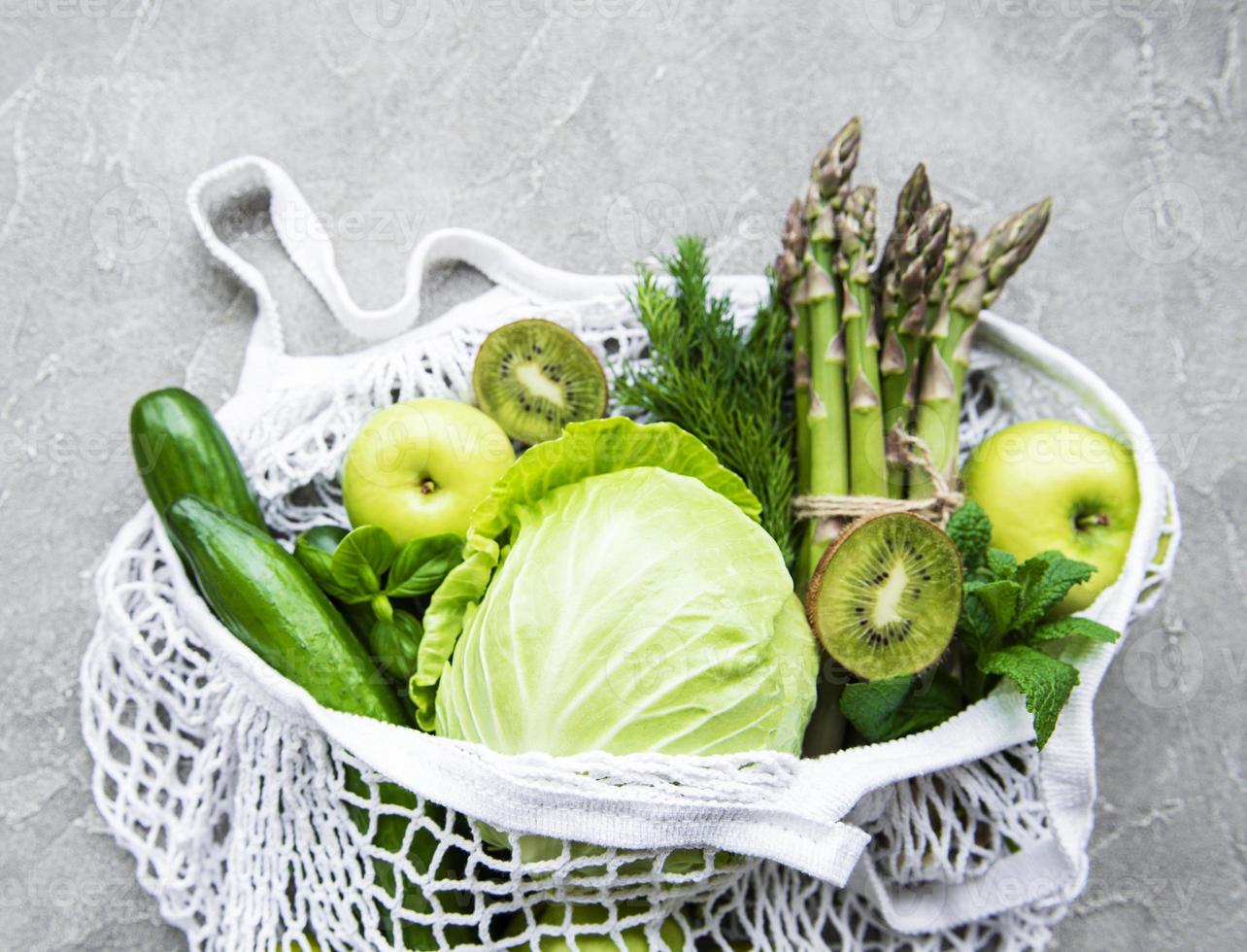 sfondo del concetto di cibo vegetariano sano foto