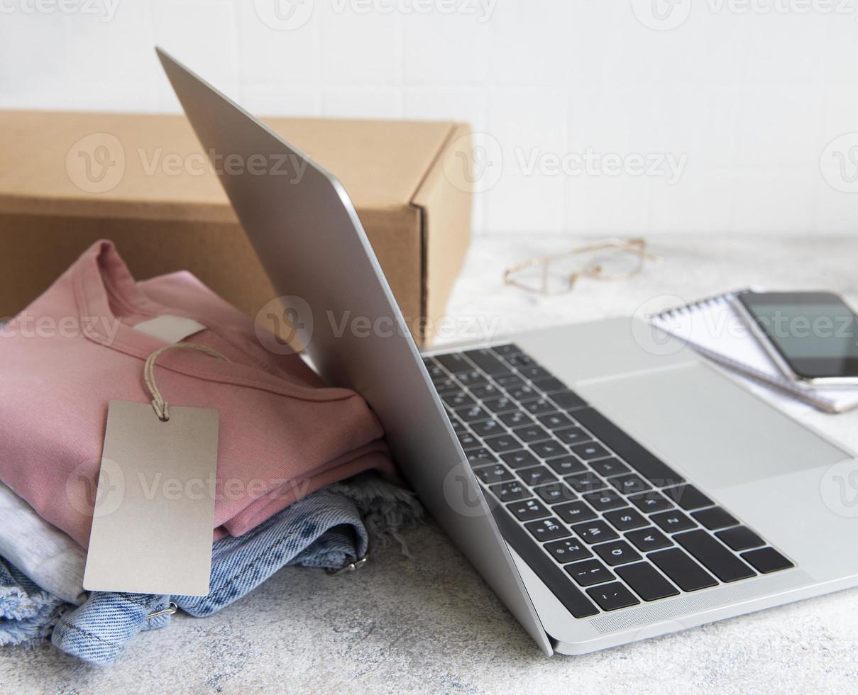 concetto di shopping online foto