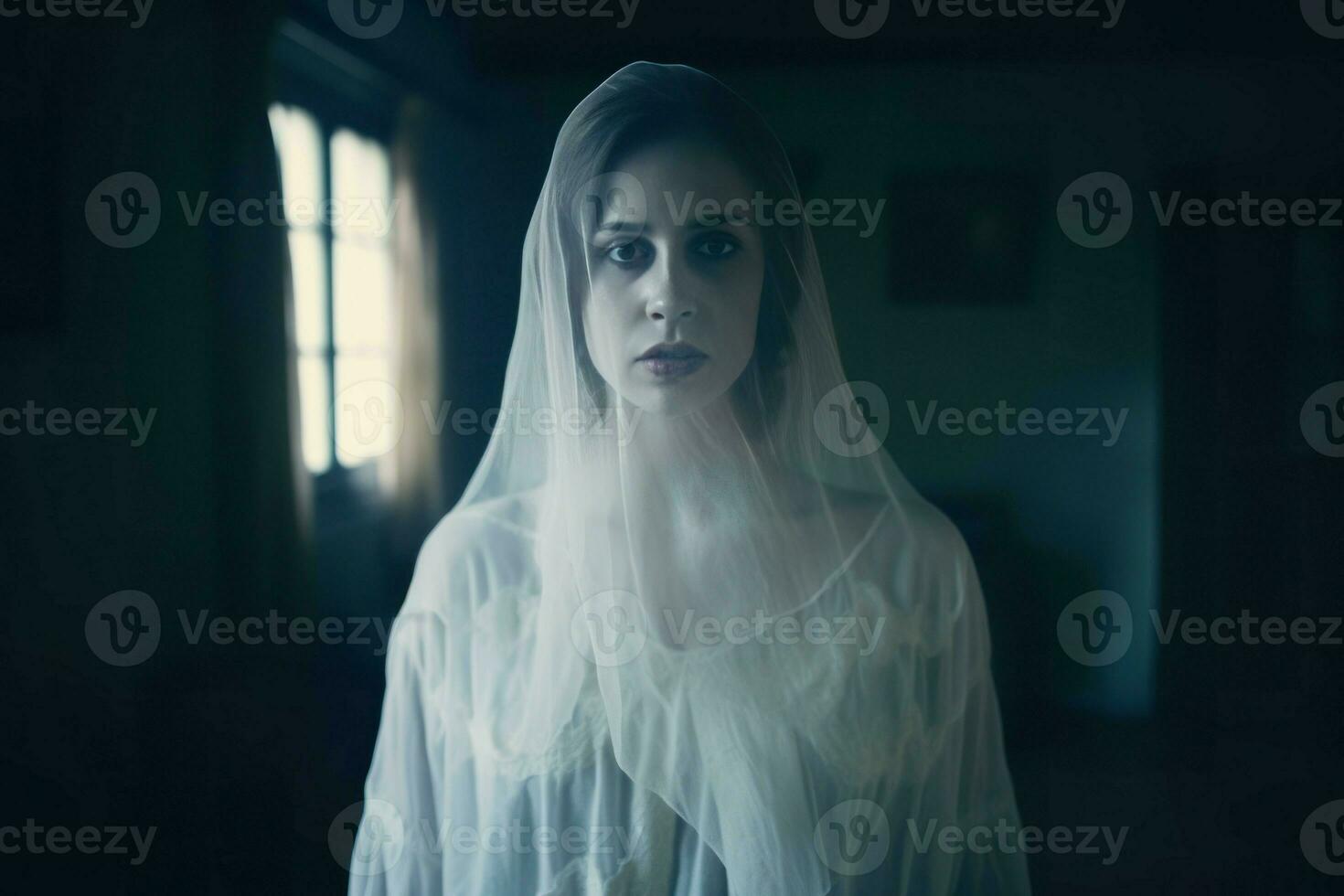 fantasma donna ritratto. creare ai foto