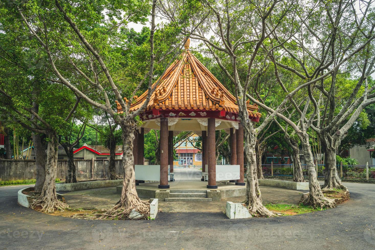 matsu nuovo villaggio nel distretto di zhongli della città di taoyuan, taiwan foto