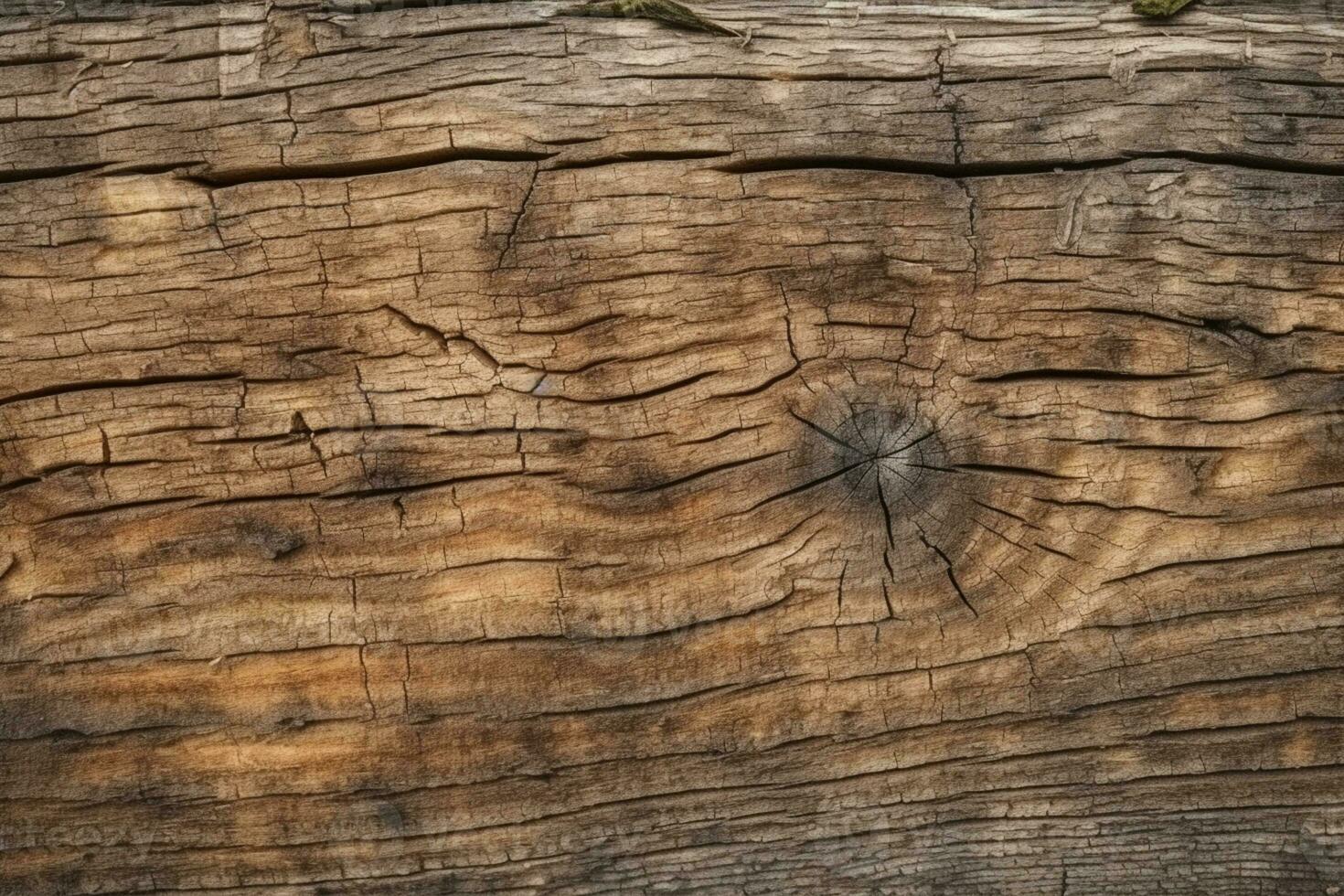 rustico abbaiare legna struttura, ideale per biologico sfondo disegni. ai generato foto
