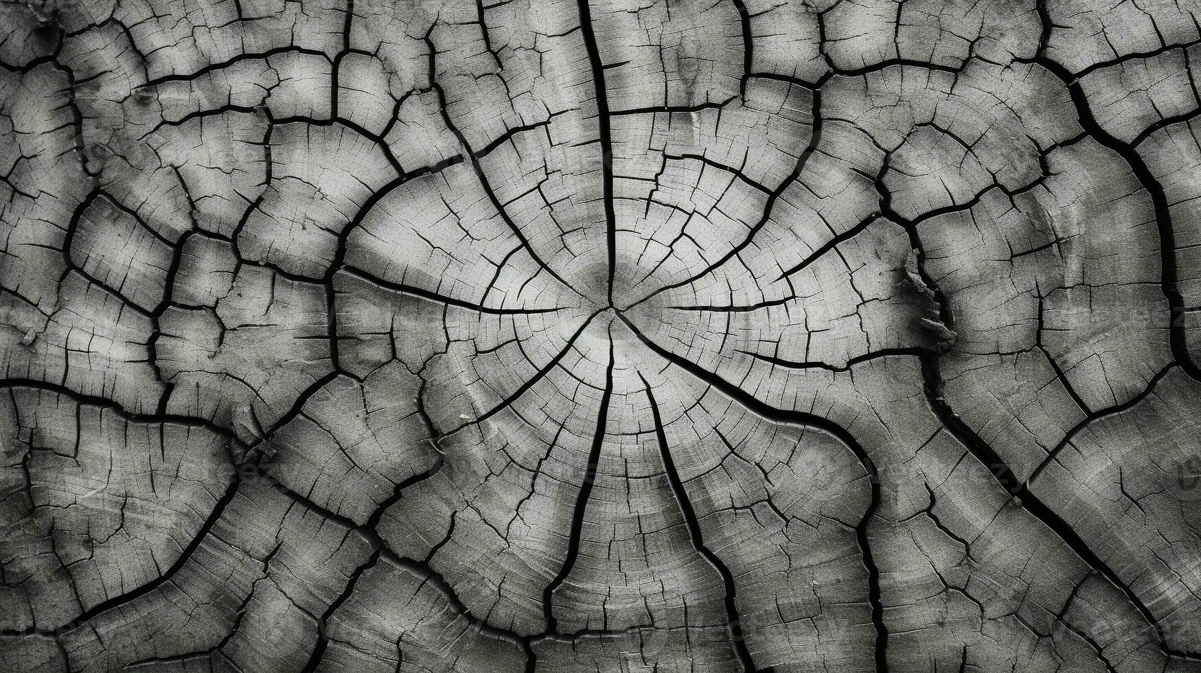 dettagliato struttura di albero abbaiare nel monocromatico con un biologico tatto, ideale per ambientale campagne ai generativo foto