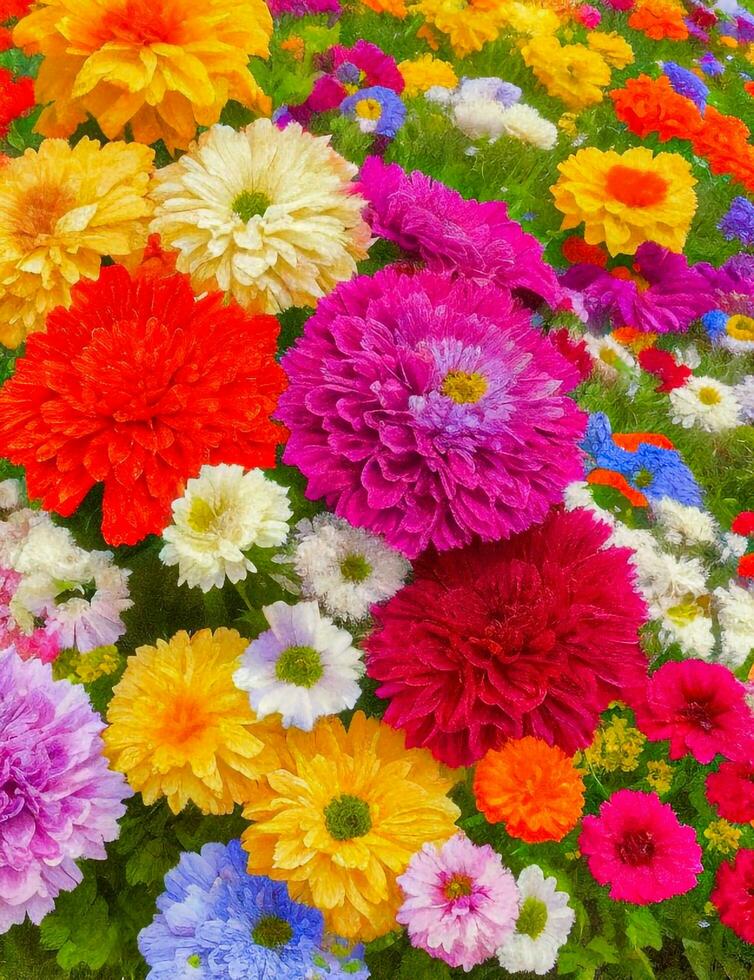colorato fiore gratuito Immagine generativo con ai foto