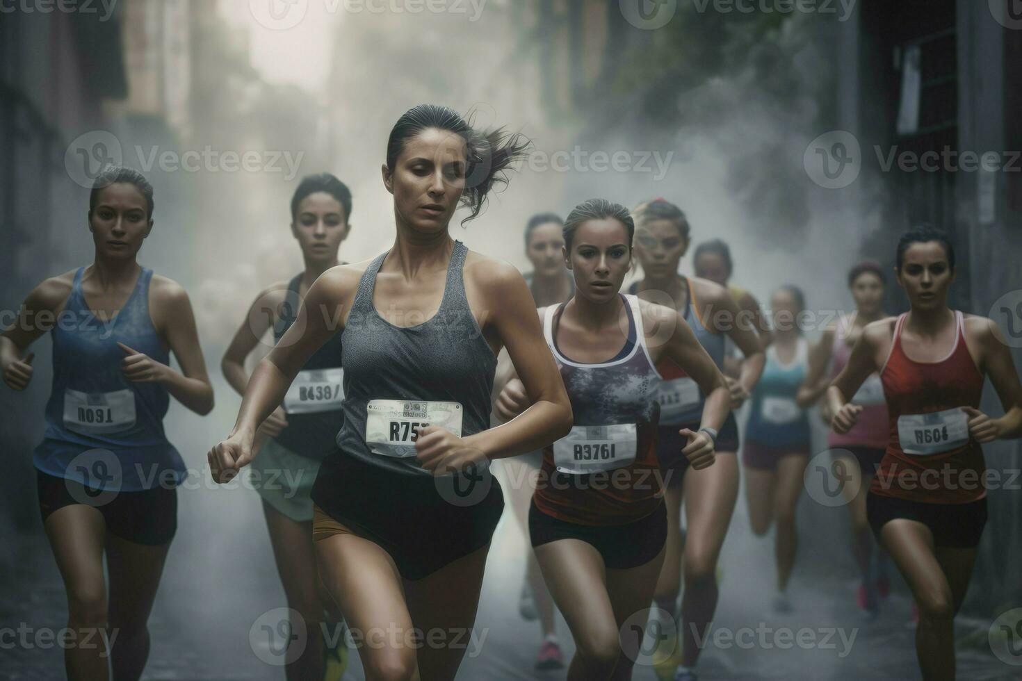 maratona donne finire. creare ai foto