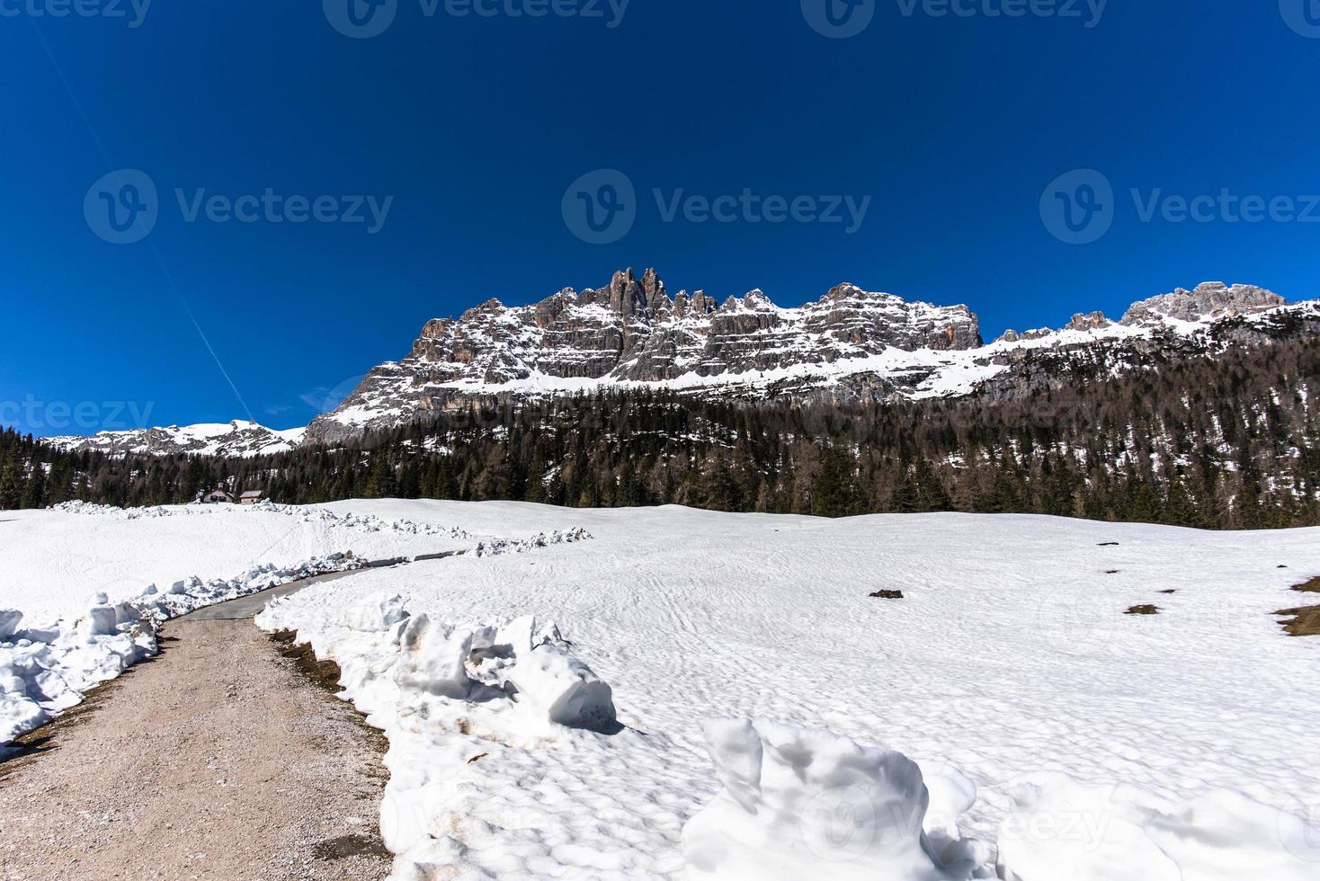 dolomiti di cortina d'ampezzo in alta valle del boite belluno italia foto