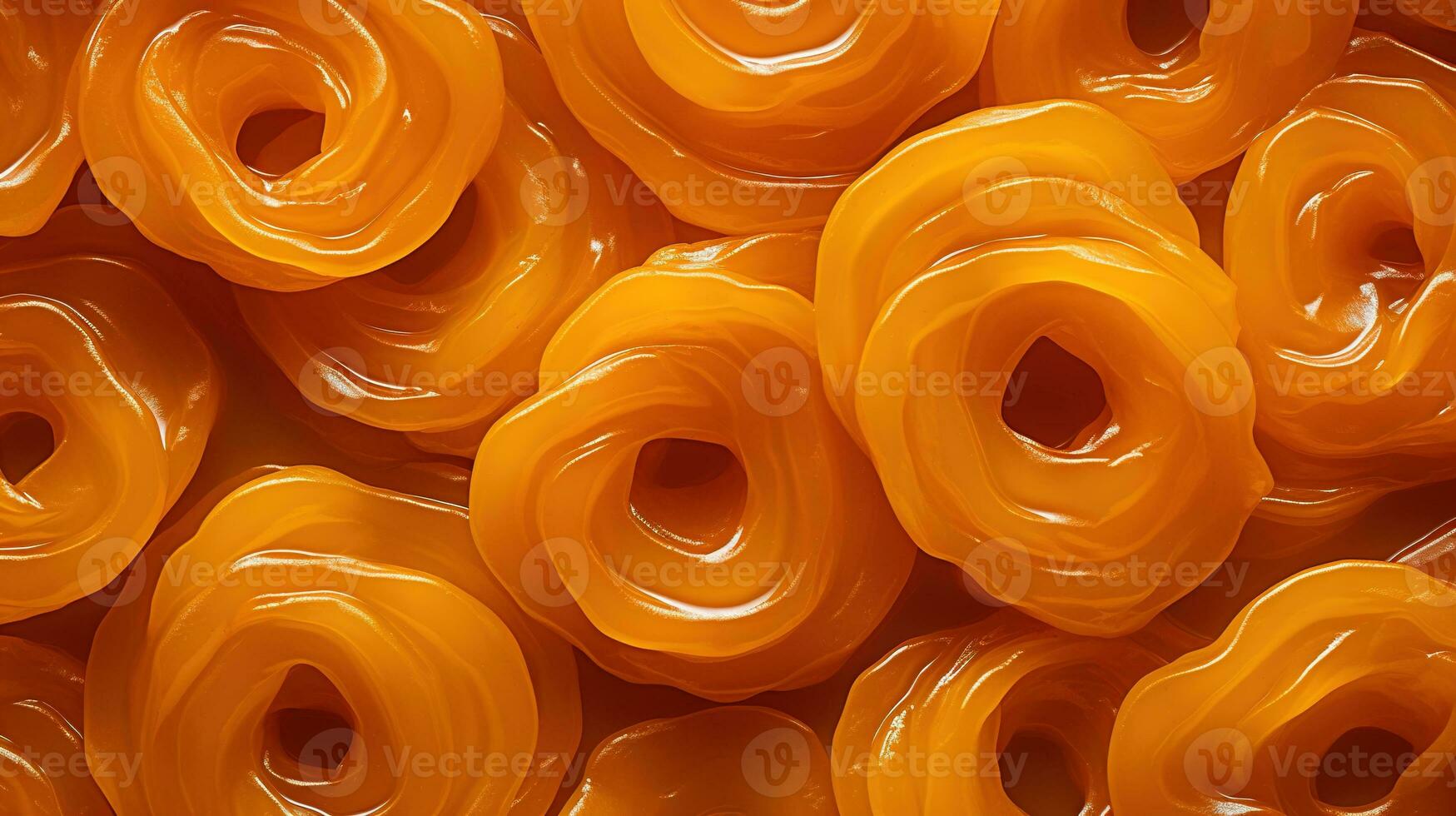 generativo ai, jalebi, imarti, imarati, paneer jalebi o Zulbia, indiano dolce cibo. foto