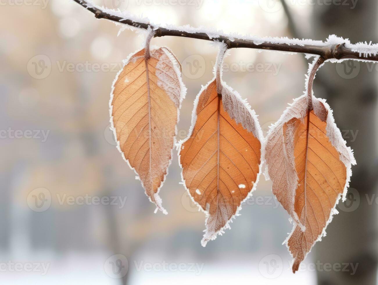 minimalista inverno paesaggio composizione ai generativo foto