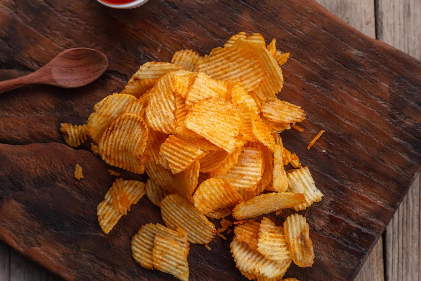 Ricetta Chips di patate alla paprika affumicata fatta in casa foto