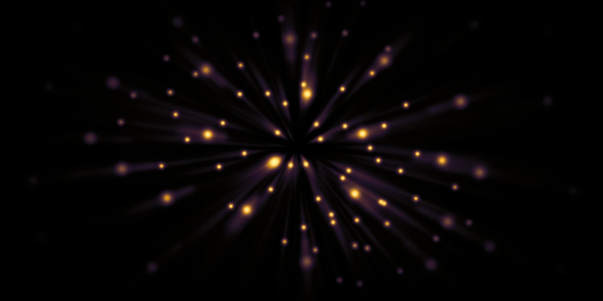 scie luminose in rapido movimento zoom esplosione di luce 3d illustrazione foto