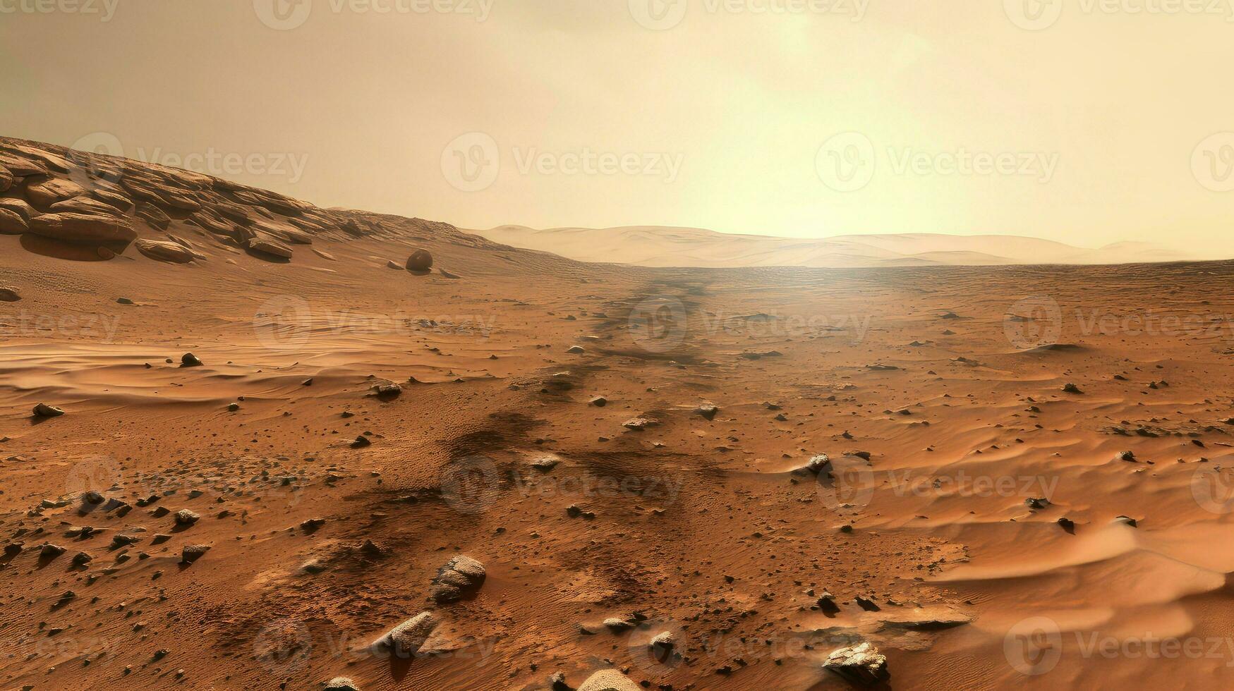 simbolo Marte polvere diavolo ai generato foto