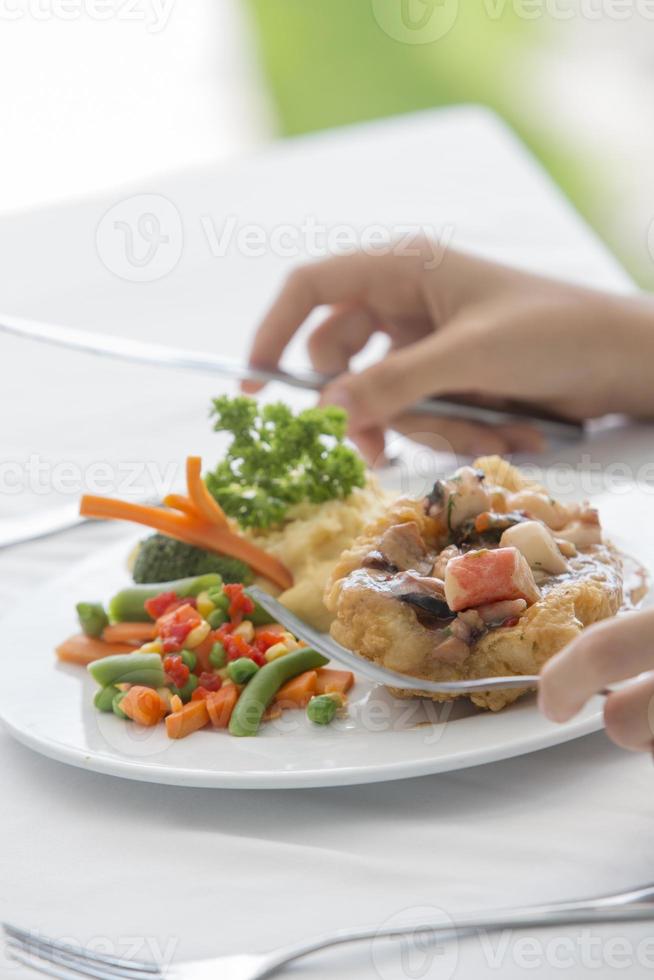 cena al ristorante foto