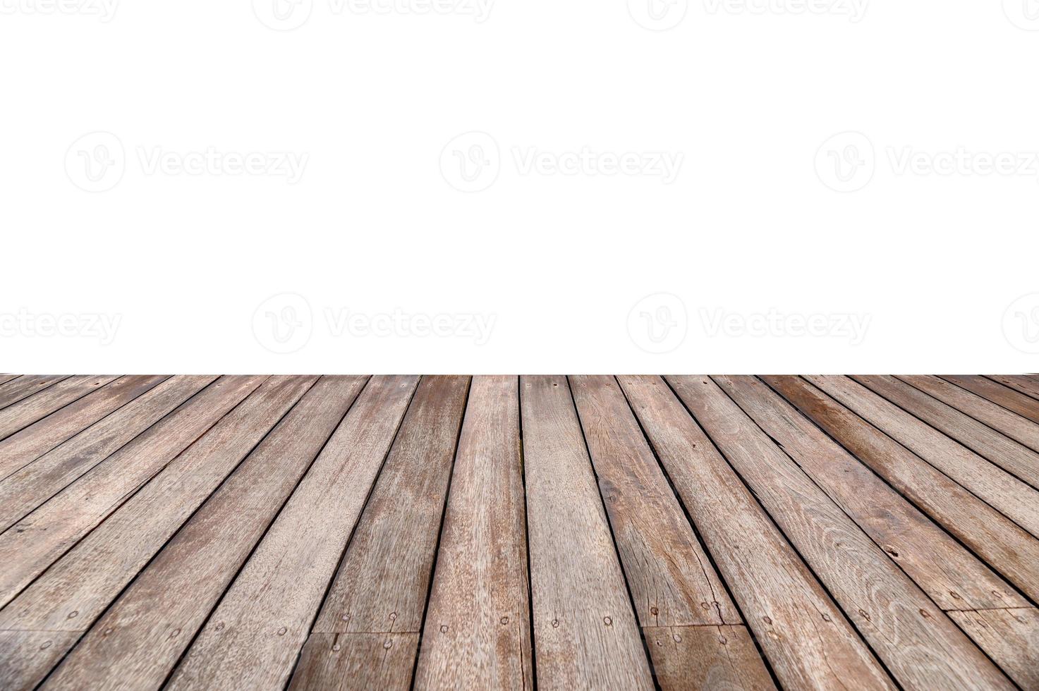 pannello di legno del piano del tavolo sullo sfondo foto