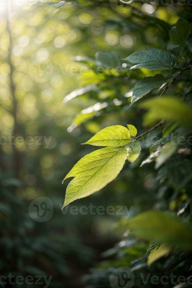 foglia. ai generato foto