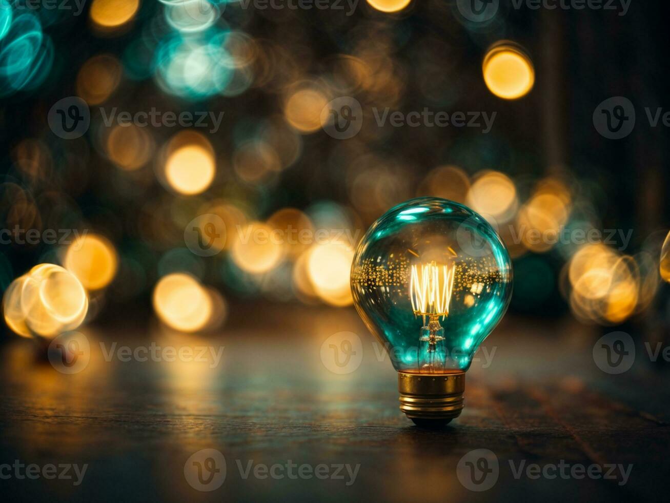 creativo leggero lampadina esplode con spruzzi di multicolore dipingere su  un' buio sfondo. ai generato 25471094 Stock Photo su Vecteezy