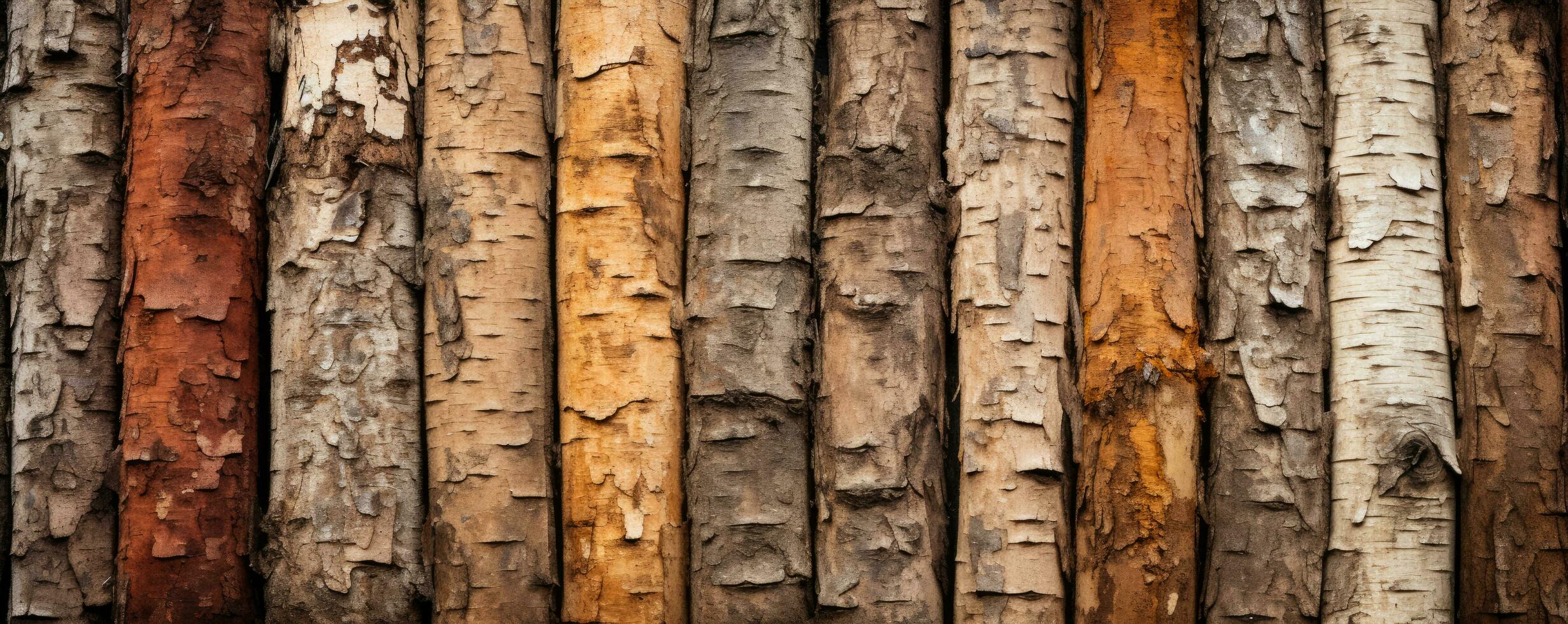 abbaiare textures di vario foresta alberi sfondo con vuoto spazio per testo foto