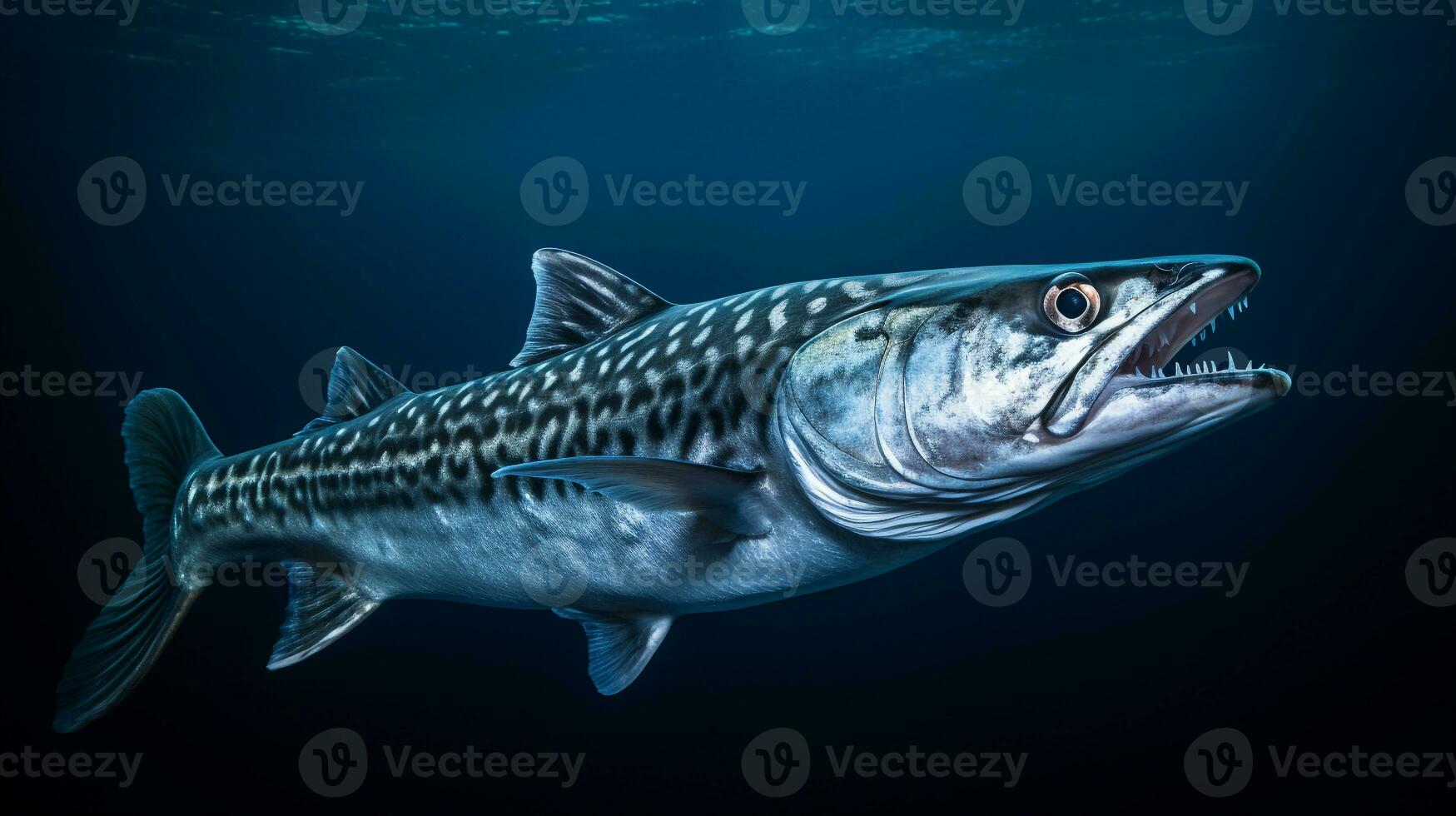 natura fotografia di foto di Barracuda. generativo ai