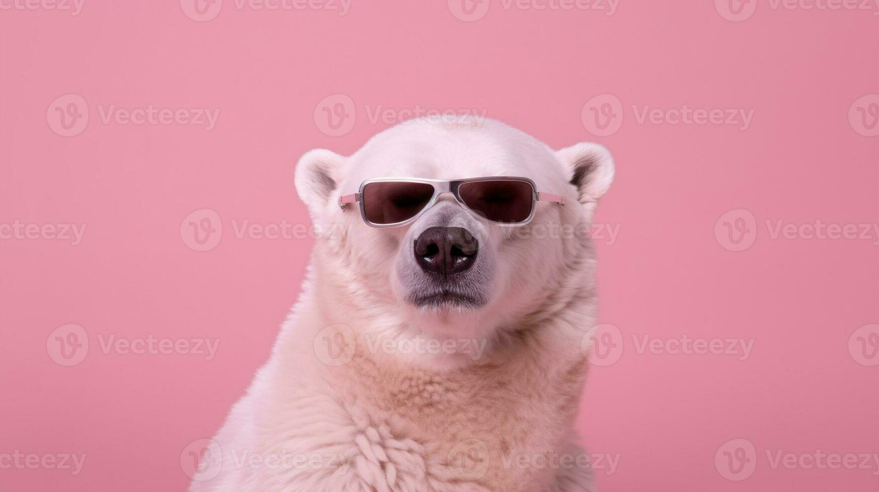 generativo ai, freddo orso nel occhiali da sole foto