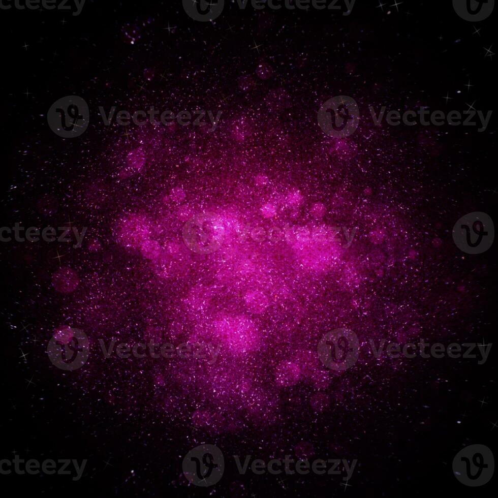 astratto rosa stella galassia bokeh sfondo per struttura con copia spazio. foto