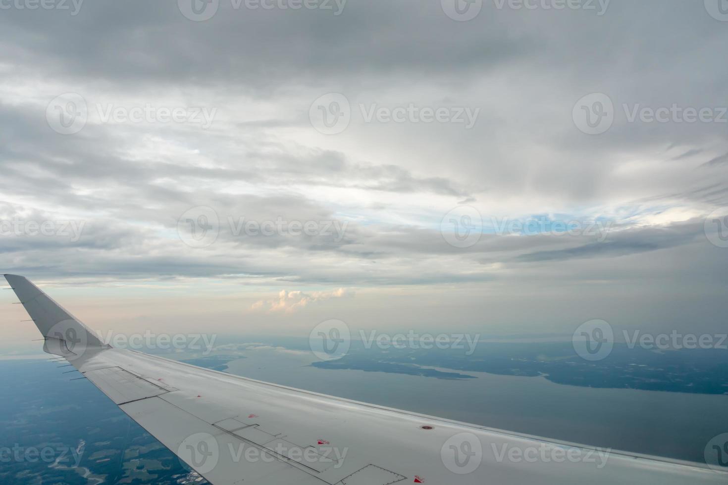 atterraggio all'aeroporto di norfolk virginia foto