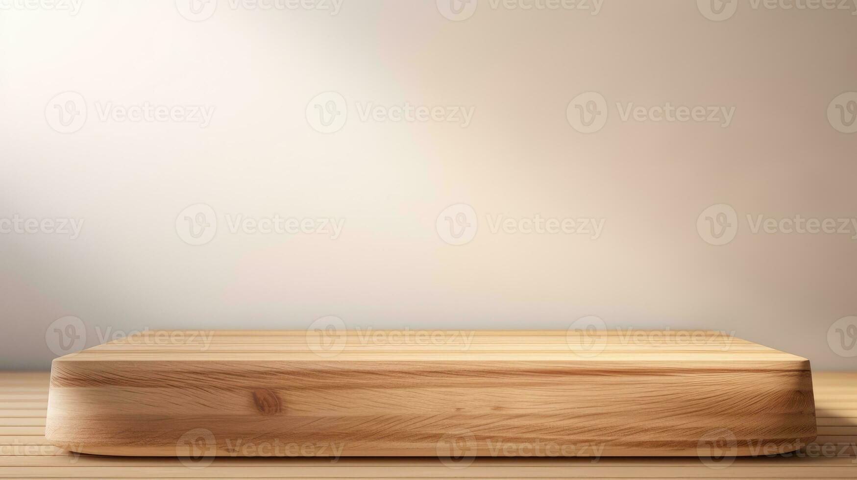 vuoto di legno tavolo pavimento, di legno tavolo per Prodotto, foto