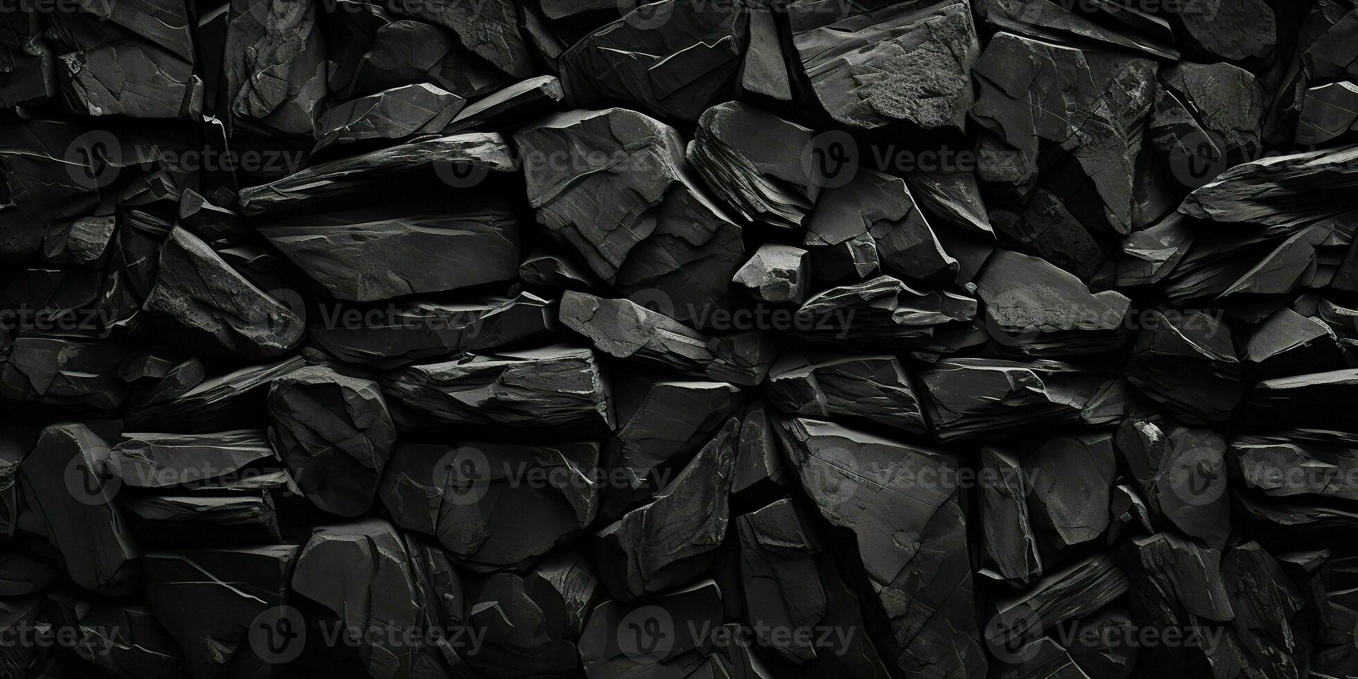 ai generato. ai generativo. nero grigio brock roccia marmo pietra parete decorazione sfondo. grafico arte foto