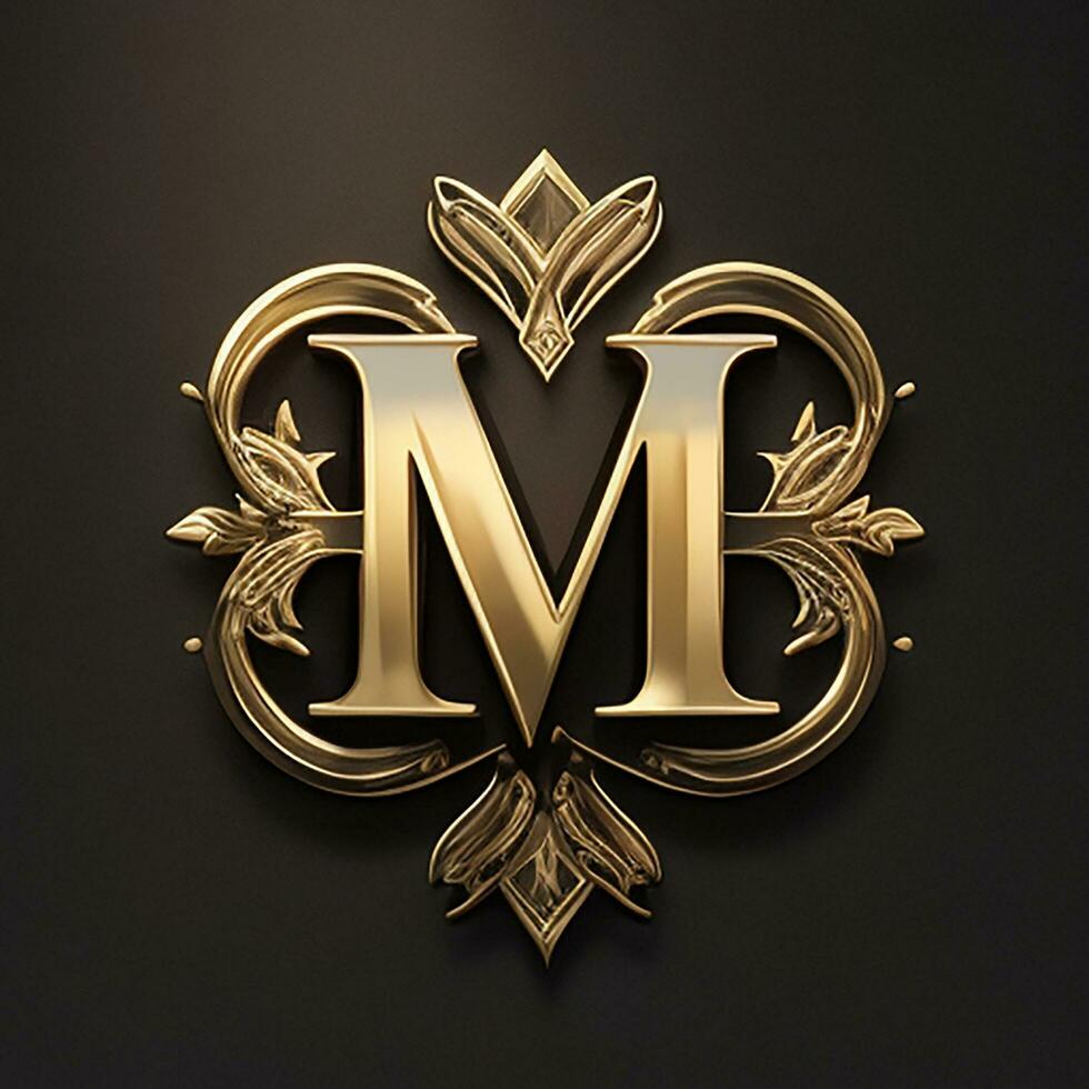 elegante capitale lettera logo foto