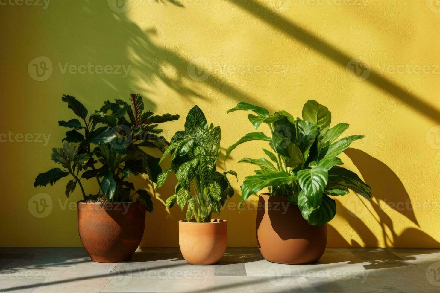 elegante composizione di casa giardino interno pieno un' lotto di impianti. casa giungla. generativo ai foto