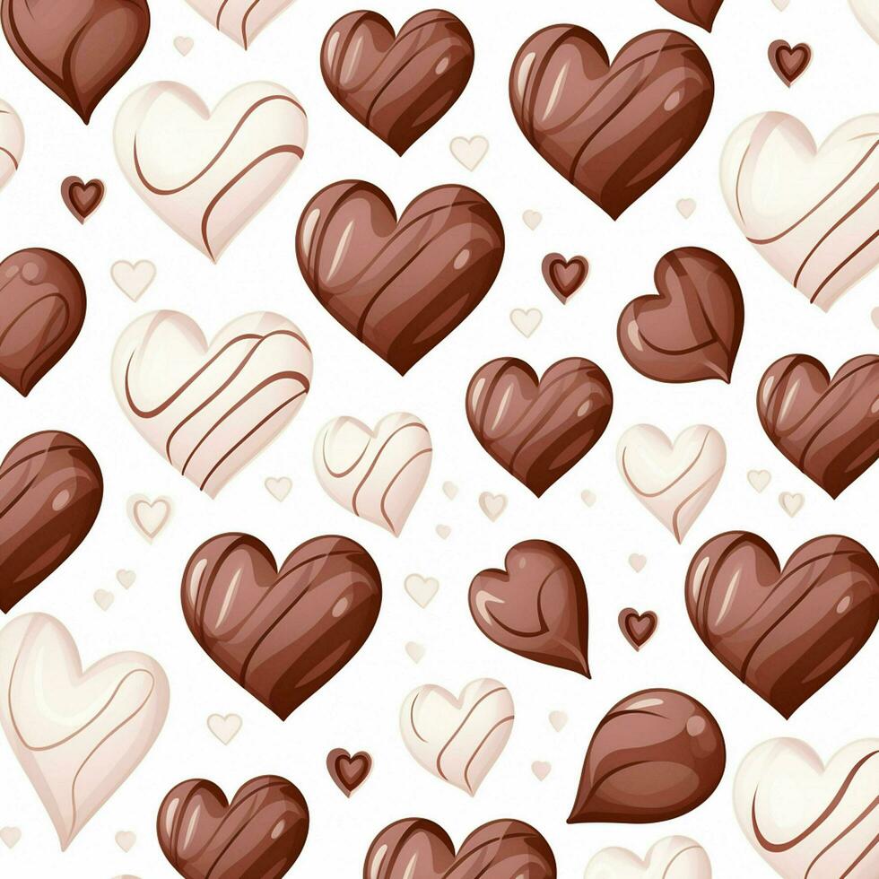 cioccolato caramelle nel il modulo di cuori. San Valentino giorno