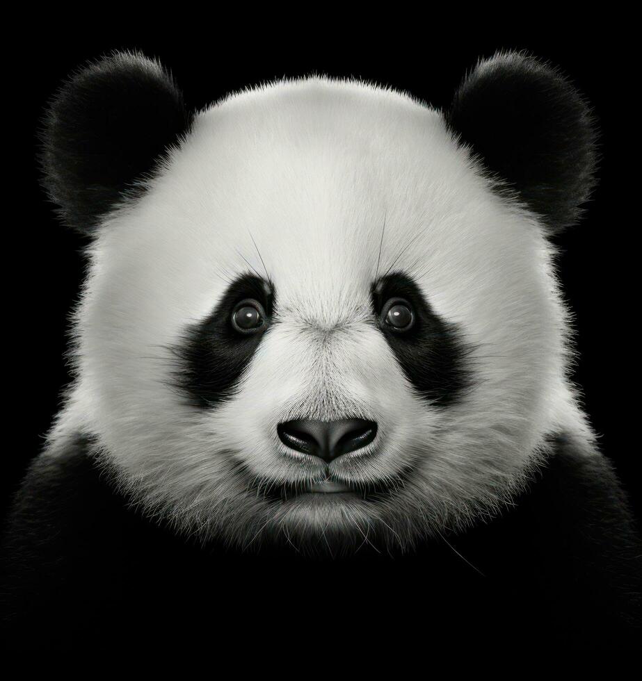 panda orso, panda viso foto